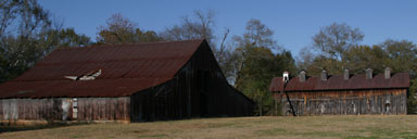 Old barn and farm building