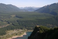 Looking down on Rattlesnake Ridge, WA